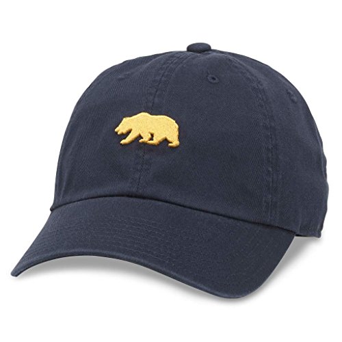 AMERICAN NEEDLE California Cali Bear Casual Baseball Cap Dad Buckle Strap Hat 44480B-CALI Navy von American Needle