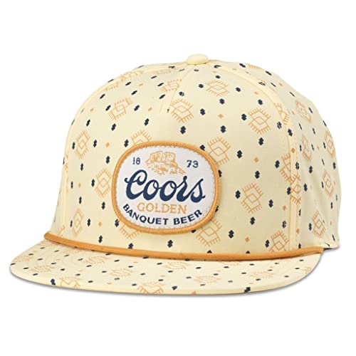 AMERICAN NEEDLE Coors Beer Baseballmütze, offizielles Lizenzprodukt, verstellbar, Butter, Einheitsgr��e von American Needle