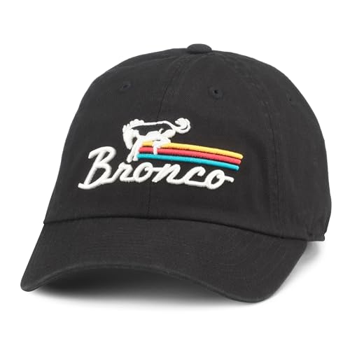 AMERICAN NEEDLE Ford Bronco Unisex Baseballmütze mit verstellbarer Schnalle, Ballpark (schwarz), Einheitsgröße von American Needle
