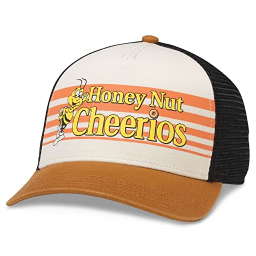 AMERICAN NEEDLE Honey Nut Cheerios Sinclair Snapback Baseballmütze (21001A-CHEER-BIH), Schwarz/Elfenbein/Hazel, Einheitsgröße von American Needle