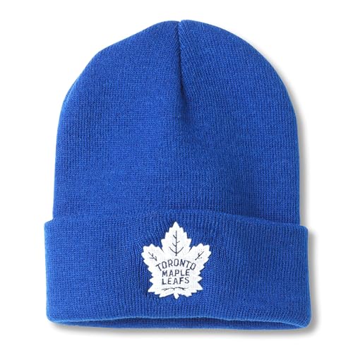 AMERICAN NEEDLE NHL National Hockey League Team Terrain Knit Beanie Cap, Royal (Toronto Maple Leafs), Einheitsgr��e von American Needle