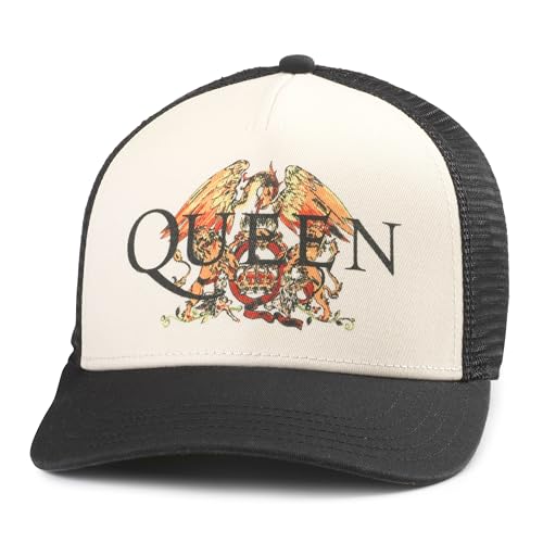 AMERICAN NEEDLE Queen Baseballmütze, offizielles Lizenzprodukt, verstellbar, Sinclair (Schwarz/Elfenbein), Einheitsgr��e von American Needle