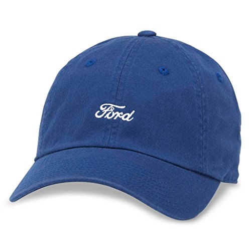 Ford Herren Micro Slouch Snapback Mütze - Blau - Einheitsgröße von American Needle