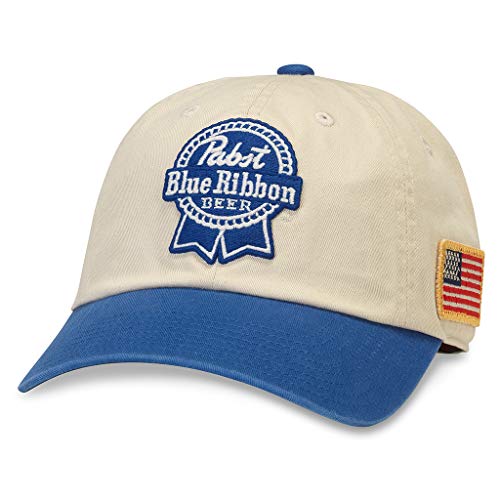 Pabst Blue Ribbon – Herren United Slouch Snapback Mütze - - Einheitsgröße von American Needle