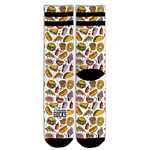 American Socks Game Over - Mid High L/XL (IT, Numero, 42, 47, Regular, Regular, Día de los muertos) (DE/NL/SE/PL, Numerisch, 42, 47, Regular, Regular, Junk Food) von American Socks