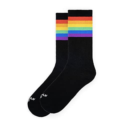 American Socks Rainbow Pride (Black) - Mid High von American Socks