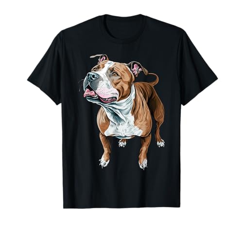 American Staffordshire Terrier, Denkmal für Hunde, Mama, Papa, Welpen T-Shirt von American Staffordshire Terrier Dog Tees NYC