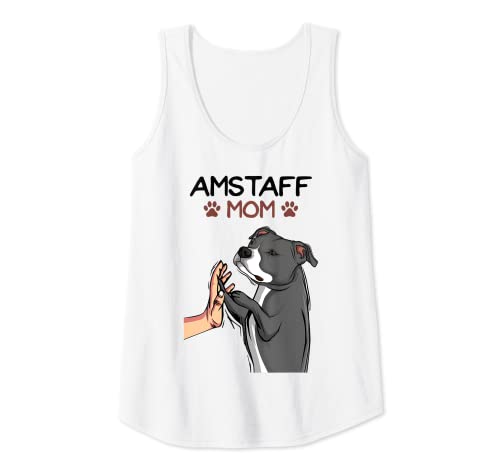 Damen American Staffordshire Terrier Mama Amstaff Hunde Tank Top von American Staffordshire Terrier Hunde Geschenke