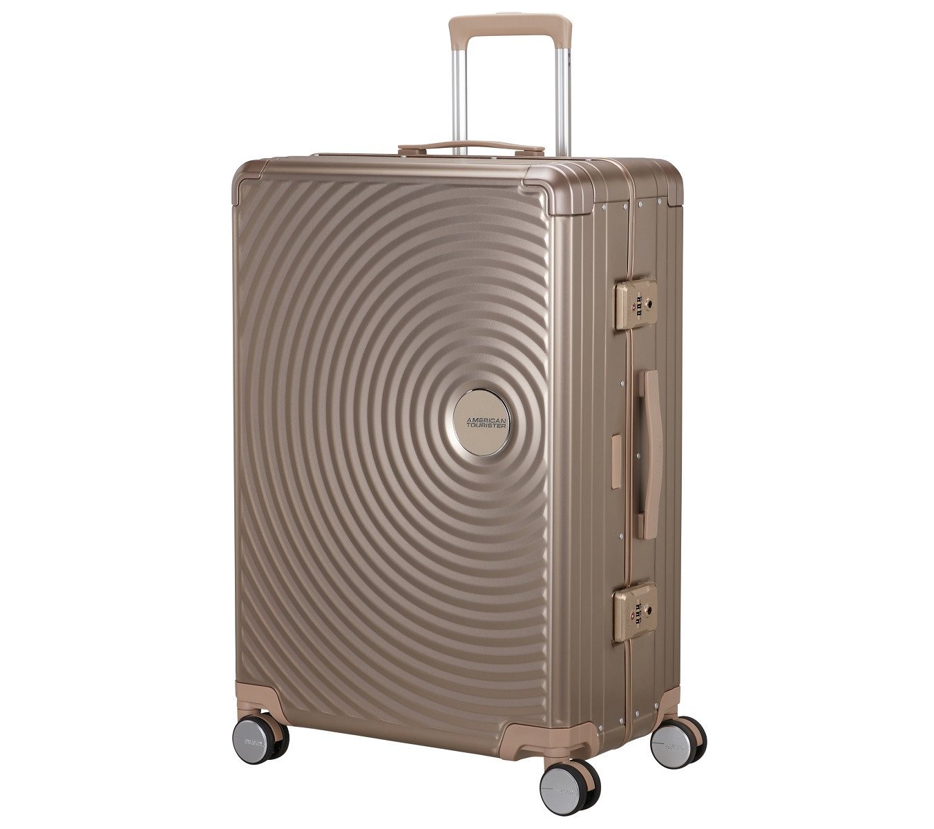 American Tourister® Koffer SOUNDBOX ALU Spinner 77 cm, 4 Rollen, mit TSA-Zahlenschloss von American Tourister®