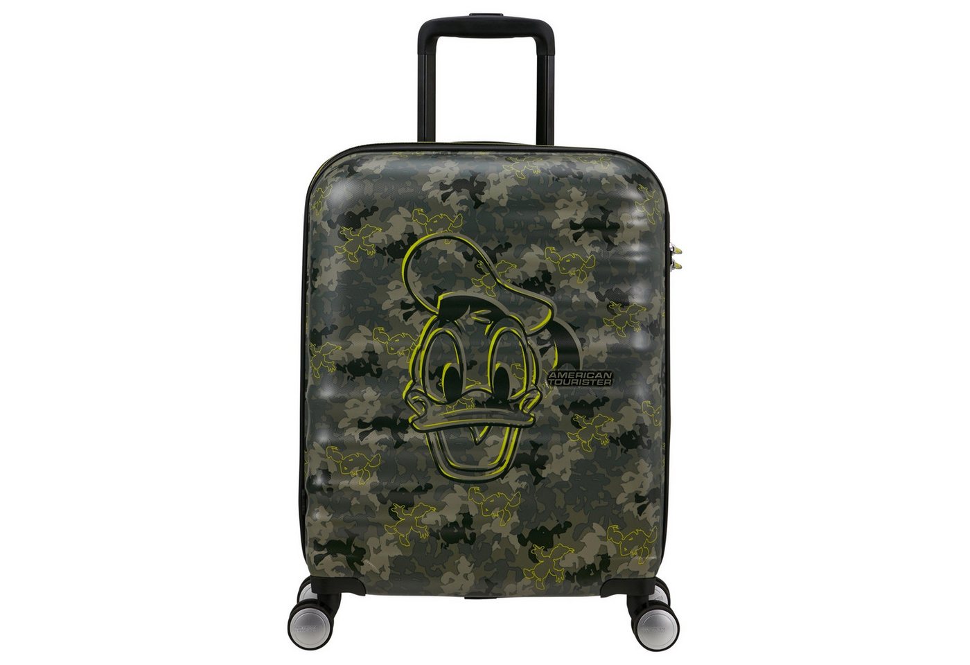 American Tourister® Koffer Wavebreaker Disney - 4-Rollen-Trolley M 67 cm (donald Duck Camo) von American Tourister®