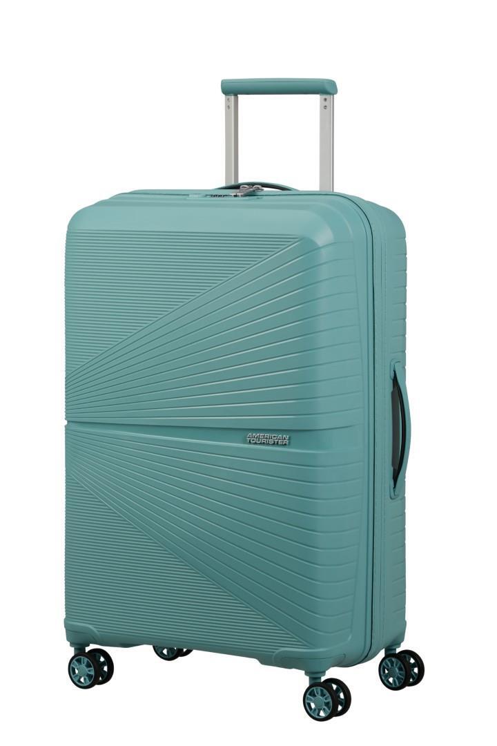 American Tourister - AIRCONIC 4Rad-Schalentrolley Spinner 67 Tsa Dusty Turquoise Türkis - Gr. - M von American Tourister