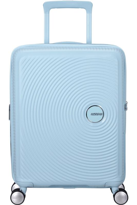 American Tourister - American Tourister Soundbox Spinner 67cm 3,7kg 71,5/81L Pastel Blue Blau von American Tourister