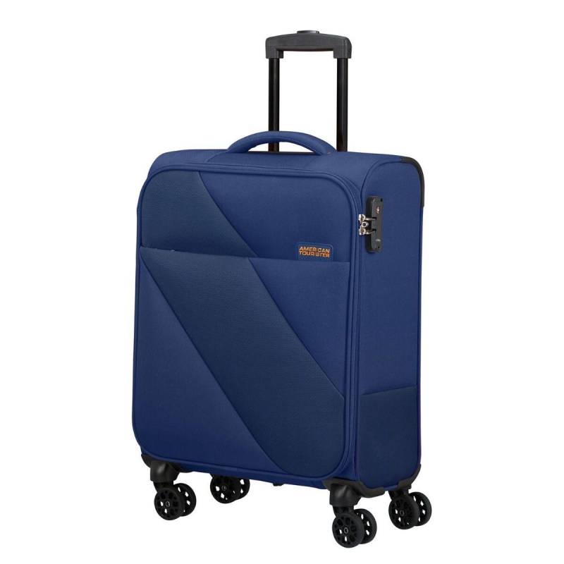 American Tourister - American Tourister Sun Break Navy 4 Doppelrollen Trolley S 55 cm blau von American Tourister
