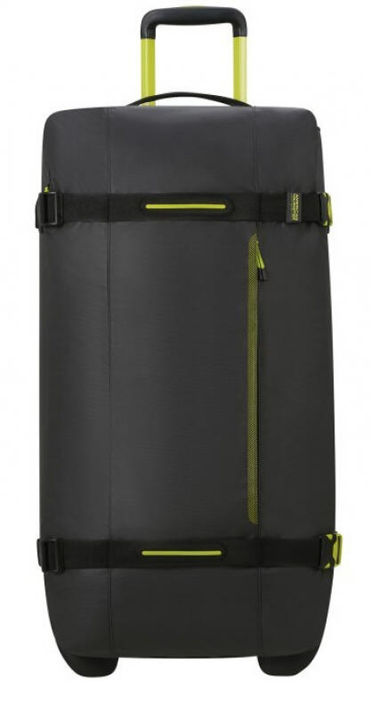 American Tourister - American Tourister Urban Track Duffle/WH L Coated 3,2kg 116L black/lime Schwarz von American Tourister