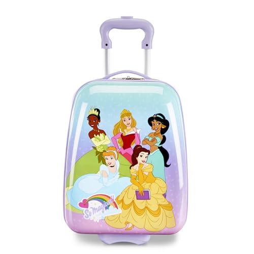 American Tourister Disney Hartschalengepäck für Kinder, Unisex, mit Spinnrollen, Mehrfarbig, Handgepäck, 50,8 cm, Mehrfarbig, Carry-On 20-Inch, Disney Hartschalengepäck mit Spinnrollen von American Tourister