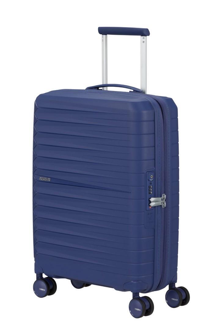 American Tourister - FASTWORWARD 4Rad-Schalentrolley Spinner 55 Tsa Exp Dusk Purple Brombeer von American Tourister