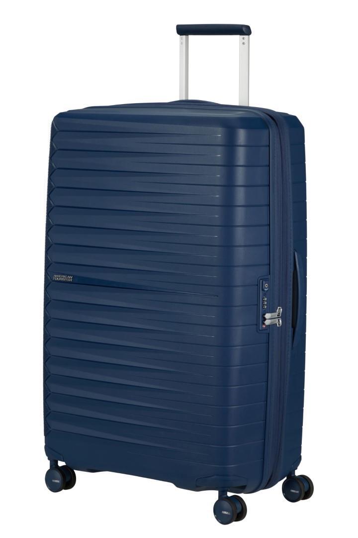 American Tourister - FASTWORWARD 4Rad-Schalentrolley Spinner 78 Exp Navy Blue Blau von American Tourister