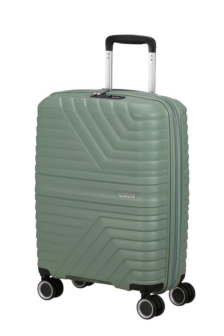 American Tourister - FLYTWIST 4Rad-Schalentrolley Spinner 55 Tsa Botanic Green Grün von American Tourister