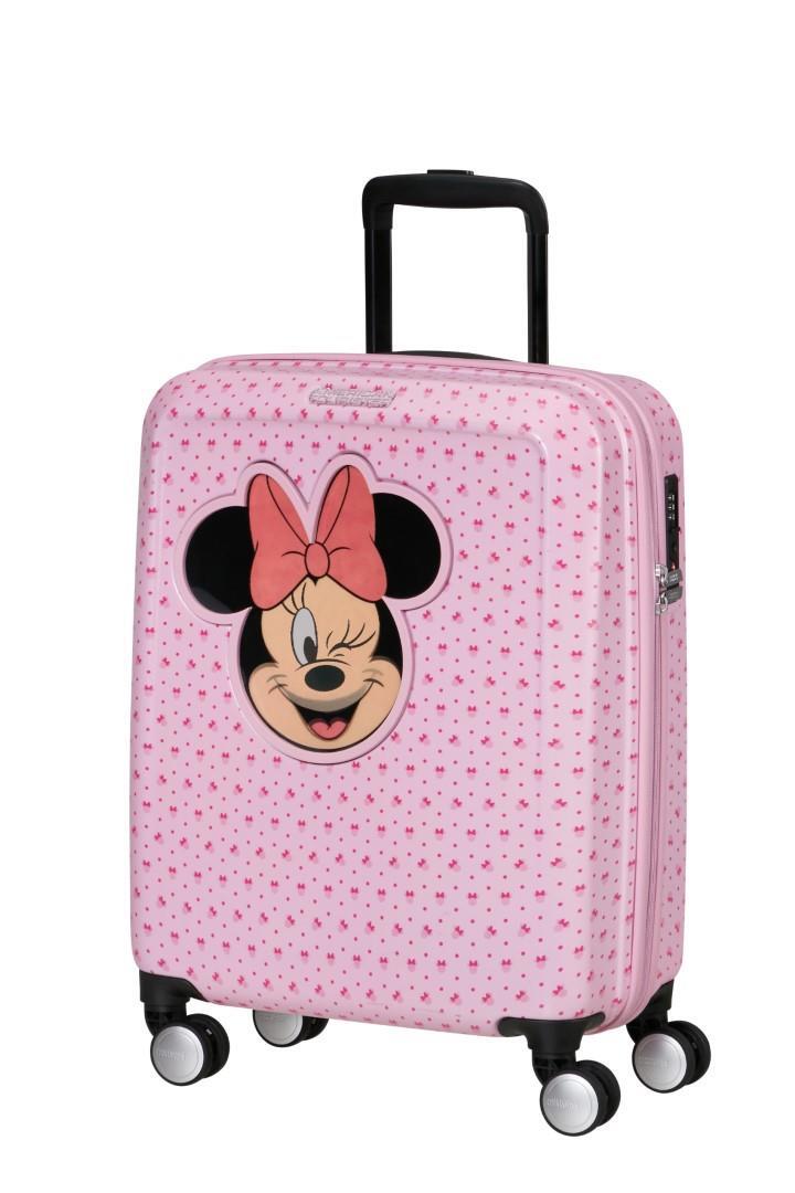 American Tourister - FUNLIGHT DISNEY 4Rad-Schalentrolley Spinner 55 Disney Minnie Lenticular Pink Rosa von American Tourister
