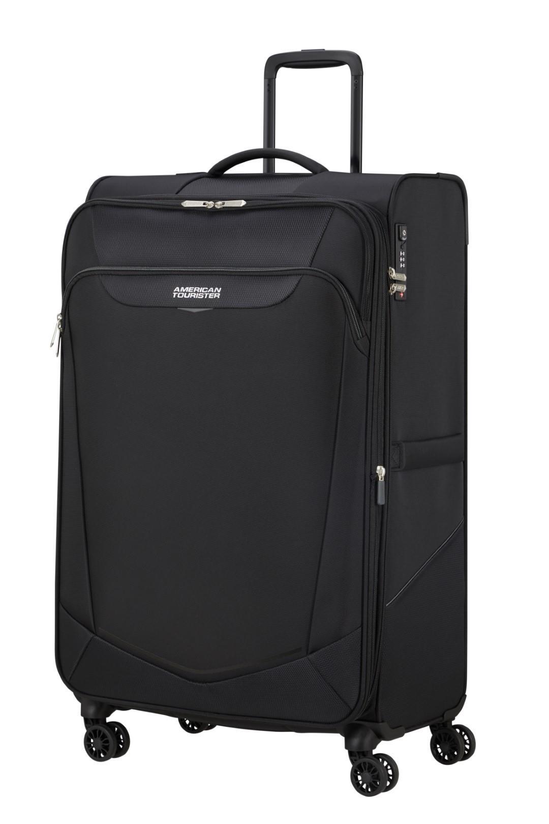 American Tourister - SUMMERRIDE 4Rad-Weichgepäcktrolley Spinner L Exp. Tsa Black Schwarz von American Tourister