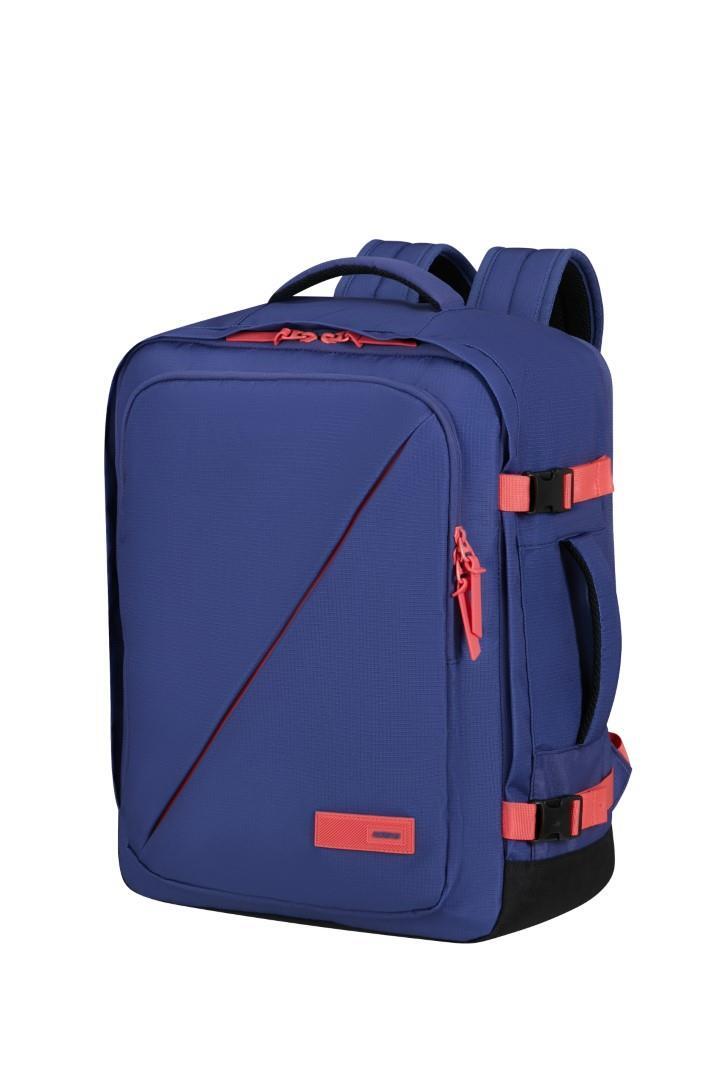 American Tourister - TAKE2CABIN Businessrucksack Casual Backpack M Dusk Purple/Sunset Coral Blau von American Tourister