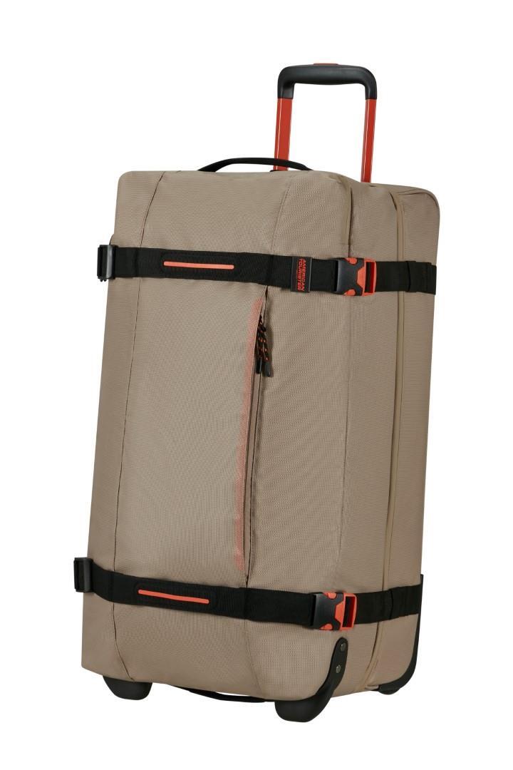 American Tourister - URBAN TRACK Rollenreisetasche Duffle Wheels M Coated Beige/Orange Beige - Gr. - M von American Tourister