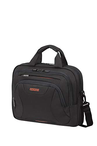 American Tourister at Work Aktentasche, 39 cm, 10 Liter, Black/Orange von American Tourister