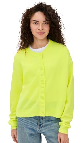 American Vintage Damen Damsville Cardigan, Gelb / Fluo, Medium-Large American Vintage Damen Damsville Cardigan, Gelb / Fluo, Medium-Large von American Vintage