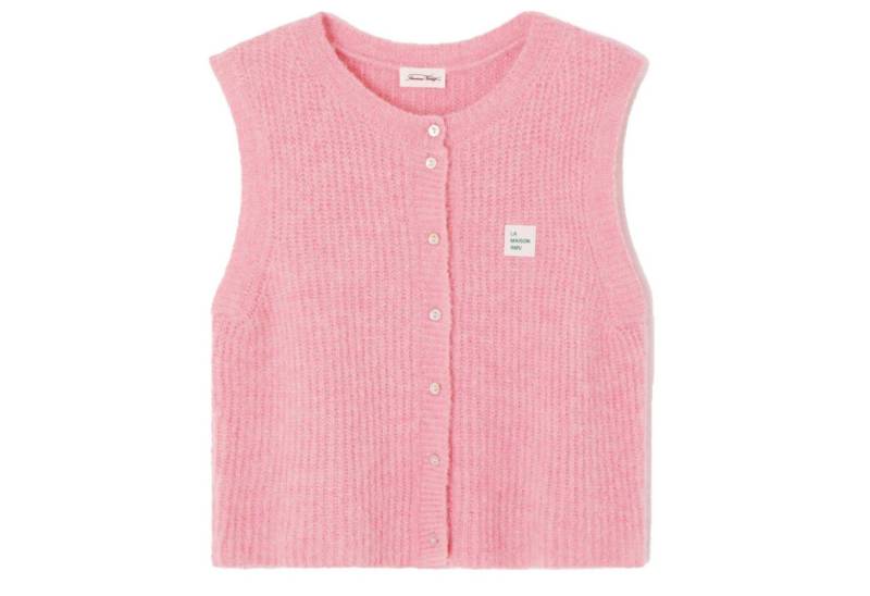 American Vintage Longweste Weste EAST mit Alpaka in Rosa von American Vintage