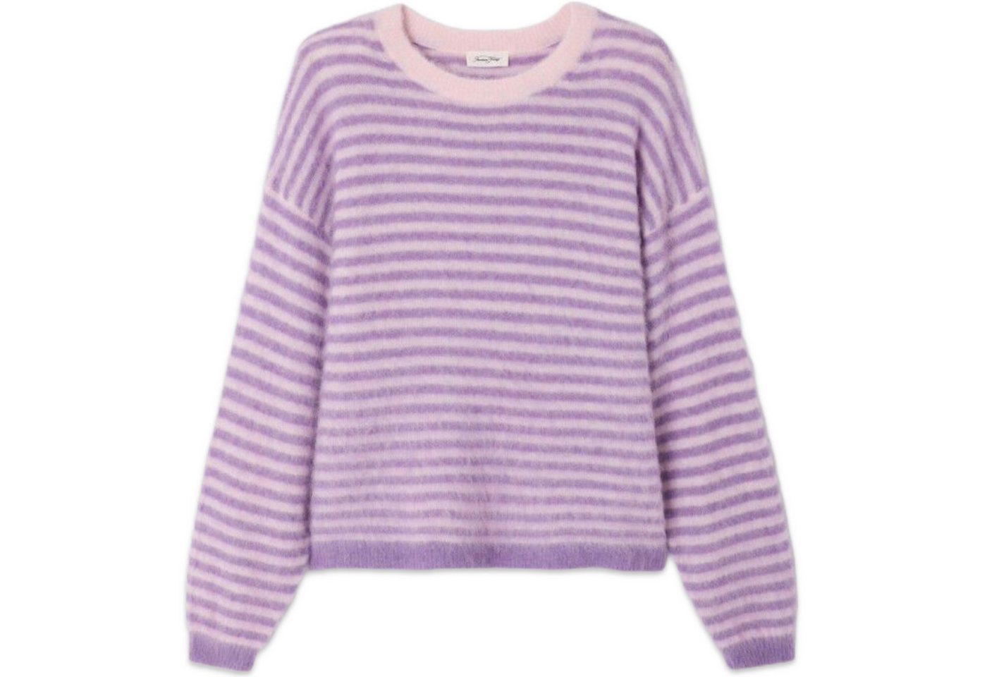 American Vintage Strickpullover Pullover NENYBAY mit Alpaka in Violett von American Vintage