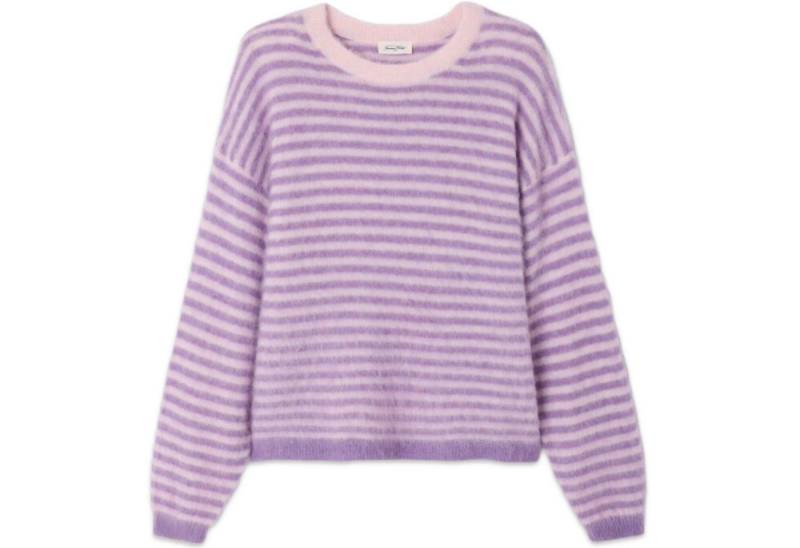 American Vintage Strickpullover Pullover NENYBAY mit Alpaka in Violett von American Vintage