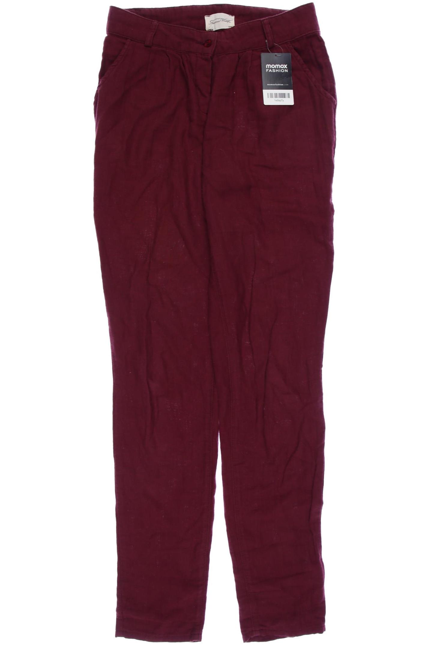 American Vintage Damen Stoffhose, bordeaux von American vintage