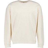 American Vintage Herren Sweatshirt weiß Baumwolle unifarben von American vintage