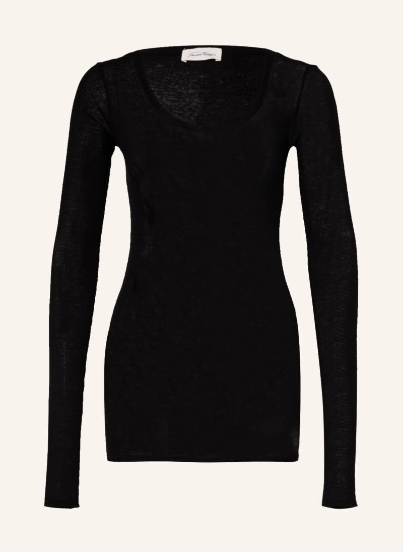 American Vintage Longsleeve Massachusetts schwarz American Vintage Longsleeve Massachusetts schwarz von American vintage