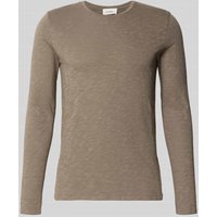 American Vintage Longsleeve mit Rundhalsausschnitt Modell 'BYSAPICK' in Camel, Größe XXL von American vintage