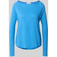 American Vintage Longsleeve mit U-Boot-Ausschnitt Modell 'SONOMA' in Bleu, Größe L von American vintage