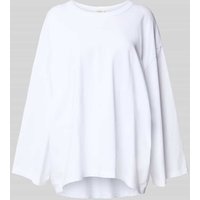 American Vintage Oversized Longsleeeve mit Rundhalsausschnitt Modell 'FIZVALLEY' in Weiss, Größe M/L von American vintage