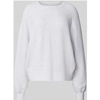American Vintage Oversized Sweatshirt mit Rundhalsausschnitt Modell 'ATUBAY' in Hellgrau Melange, Größe L von American vintage