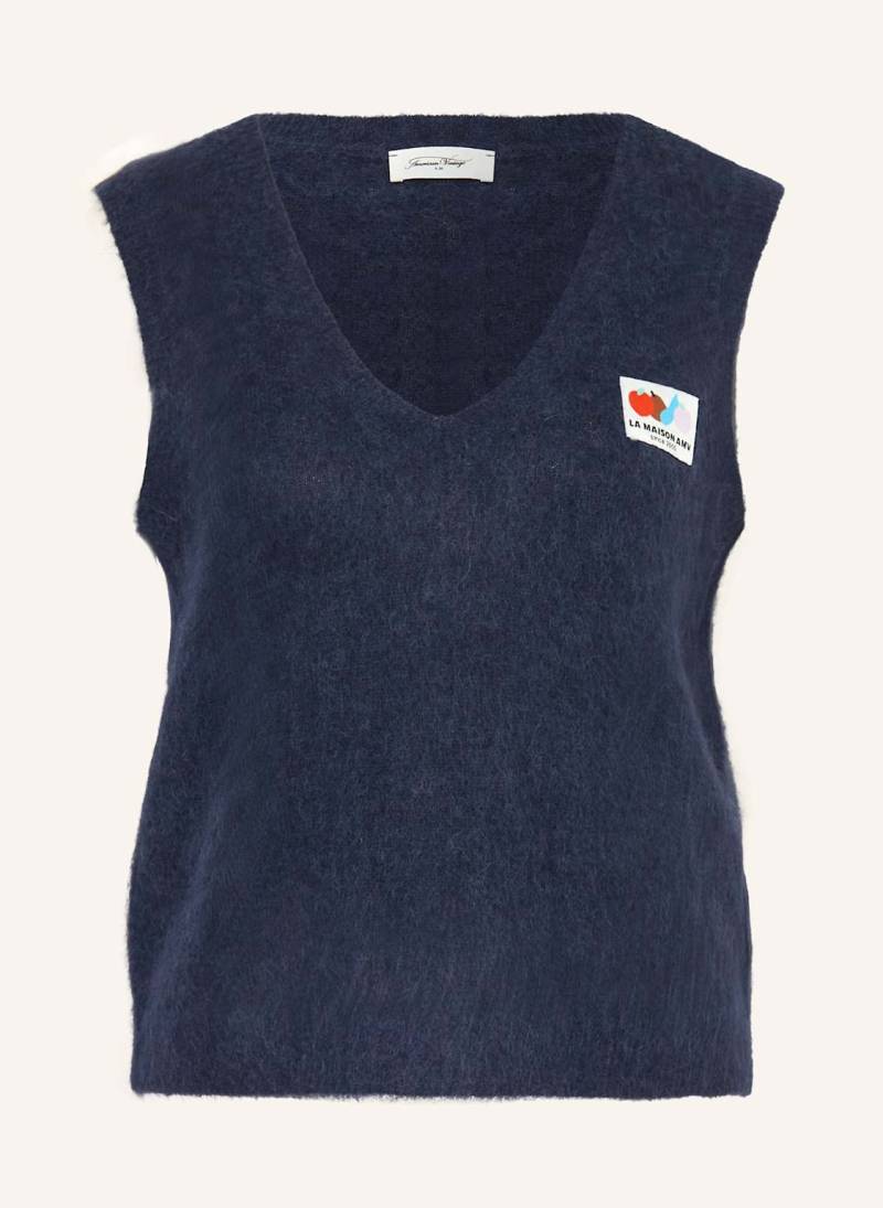 American Vintage Pullunder Nenybay Mit Alpaka blau American Vintage Pullunder Nenybay Mit Alpaka blau von American vintage