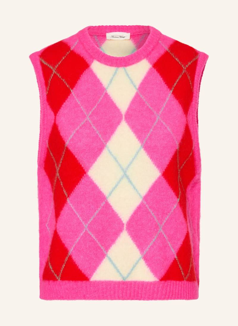 American Vintage Pullunder Vitow Mit Alpaka pink von American vintage