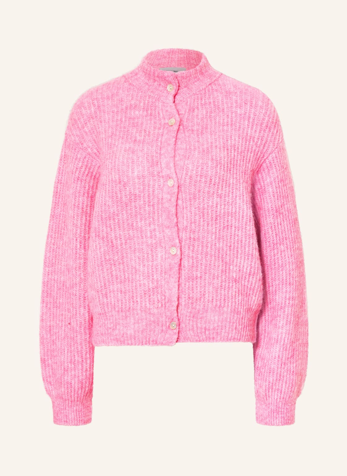 American Vintage Strickjacke East Mit Alpaka pink von American vintage