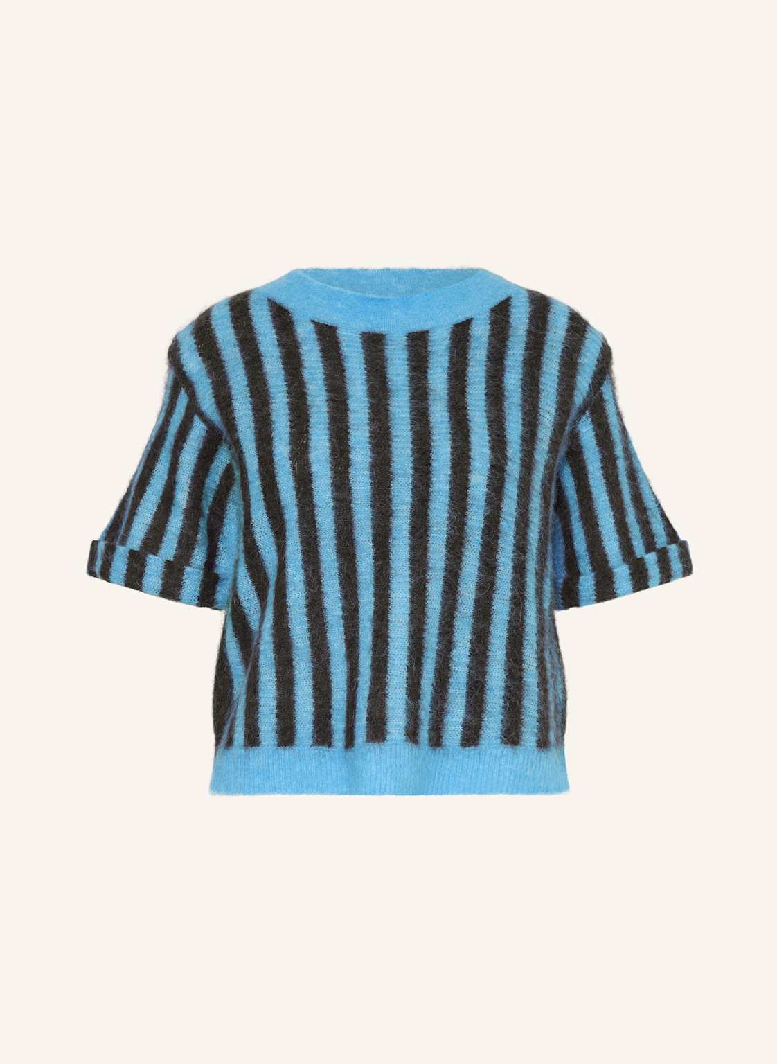 American Vintage Strickshirt Mit Alpaka blau von American vintage