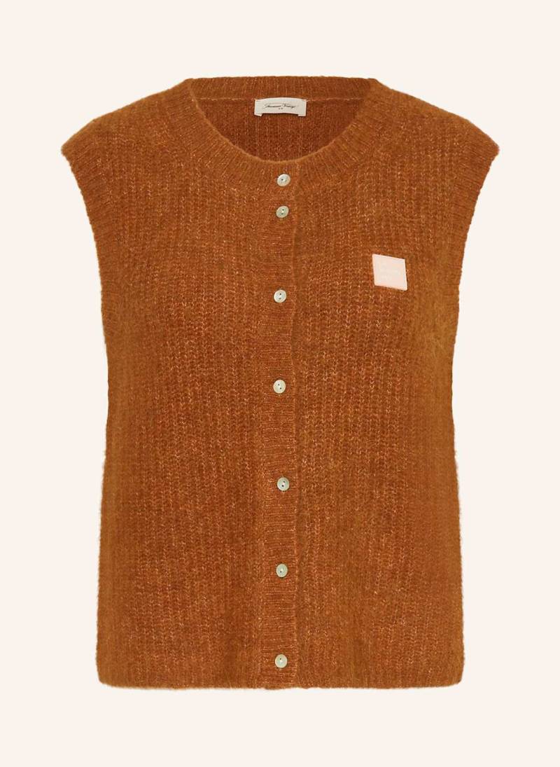 American Vintage Strickweste East Mit Alpaka braun American Vintage Strickweste East Mit Alpaka braun von American vintage