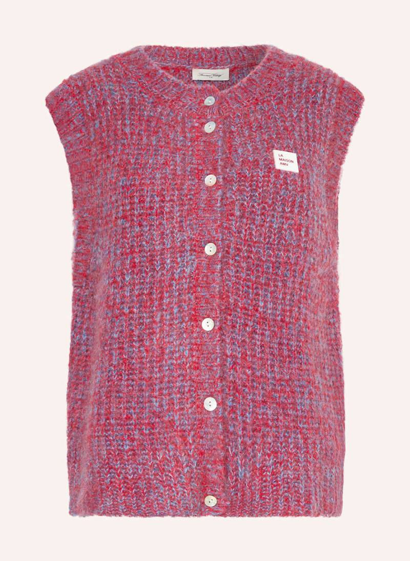American Vintage Strickweste East Mit Alpaka rot American Vintage Strickweste East Mit Alpaka rot von American vintage
