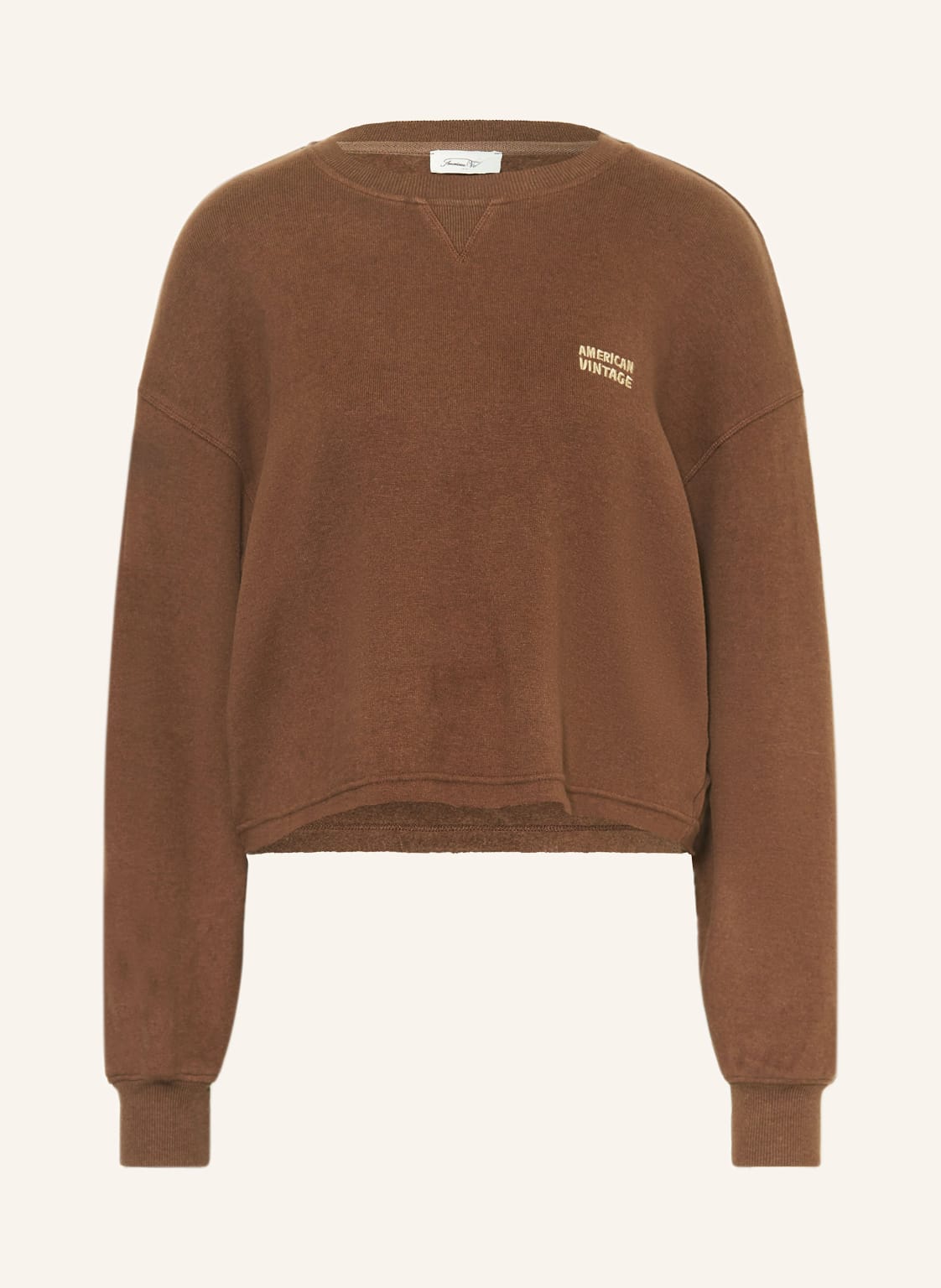 American Vintage Sweatshirt Etok braun von American vintage