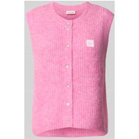 American Vintage Strickweste mit Label-Patch in Rose, Größe M American Vintage Strickweste mit Label-Patch in Rose, Größe M von American vintage