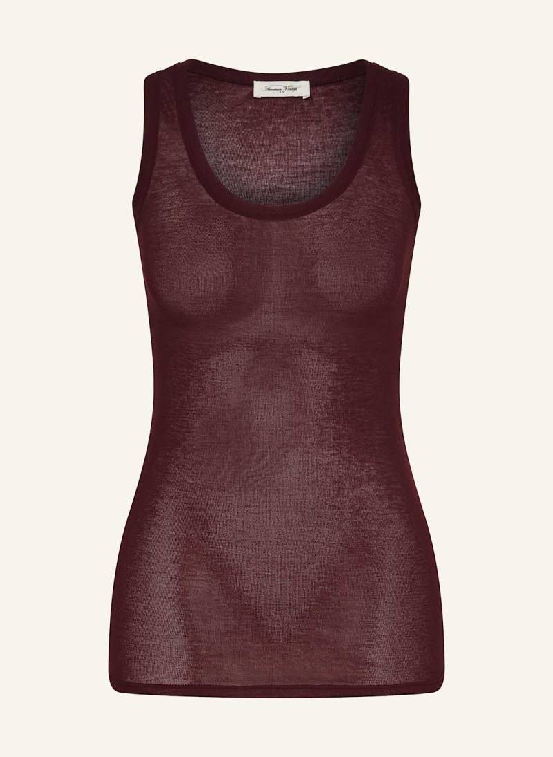 American Vintage Tanktop rot von American vintage