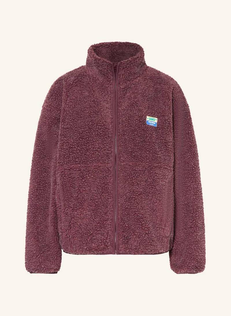 American Vintage Teddyfell-Jacke Hoktown rot American Vintage Teddyfell-Jacke Hoktown rot von American vintage