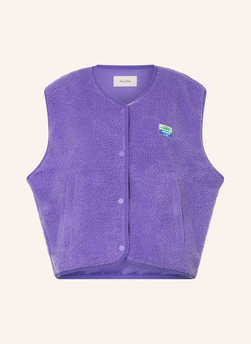 American Vintage Teddyfell-Weste lila American Vintage Teddyfell-Weste lila von American vintage