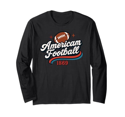 American Football 1869 Sport Varsity Vintage Jungen Mädchen Langarmshirt American Football 1869 Sport Varsity Vintage Jungen Mädchen Langarmshirt von AmericanFootballAxis1